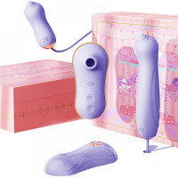 Набор секс игрушек Zalo UNICORN Vibratrion & Thrusting Set - VIOLET
