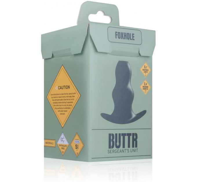 Анальная пробка для фистинга BUTTR Foxhole Hollow Butt Plug