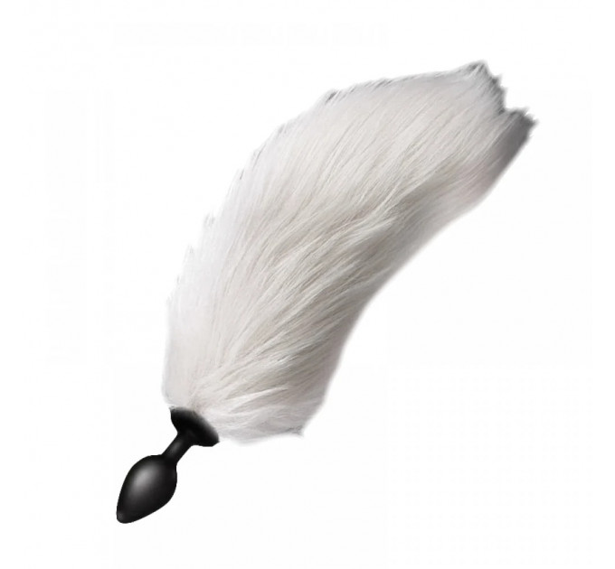 Анальный хвост с подсветкой Loveshop White