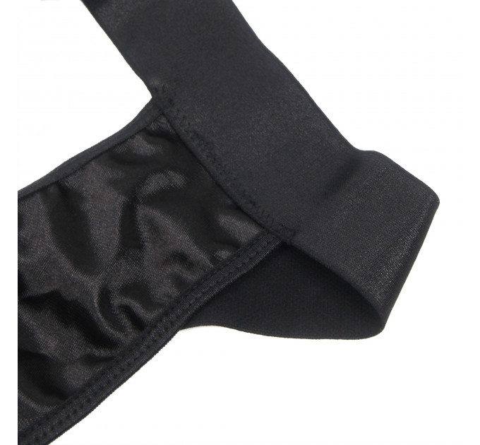 Боді з вирізами Star Night з ремінцями, чорне, XS-S