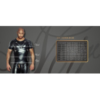 Штани чоловічі , вініл H059 Noir Handmade, чорний, XL