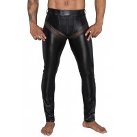 Штани чоловічі , вініл H059 Noir Handmade, чорний, XL