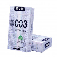Набор ультратонких презервативов Muaisi 0,03 мм, Silver (в упаковке 12 шт.)
