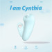 Cтимулятор с пульсацией Chisa Kissen Cynthia для клитора, мятный