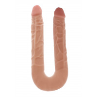 Двойной фаллоимитатор ToyJoy Double Dong, бежевый
