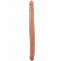 Двойной фаллоимитатор ToyJoy Double Dong, бежевый