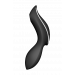 Подвійний вібратор із вакуумною стимуляцією SATISFYER CURVY TRINITY 2 BLACK