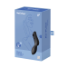 Подвійний вібратор із вакуумною стимуляцією SATISFYER CURVY TRINITY 2 BLACK