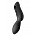 Подвійний вібратор із вакуумною стимуляцією SATISFYER CURVY TRINITY 2 BLACK