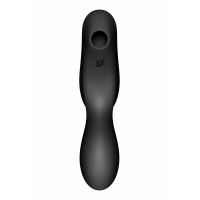 Двойной вибратор с вакуумной стимуляцией SATISFYER CURVY TRINITY 2 черный