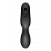 Подвійний вібратор із вакуумною стимуляцією SATISFYER CURVY TRINITY 2 BLACK