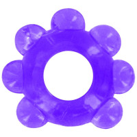 Эрекционное кольцо с рельефом Love in the Pocket Love Ring Erection фиолетовое