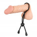 Эрекционное лассо Bad Kitty cock & ball loop, черное