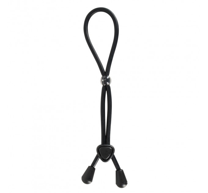 Эрекционное лассо Bad Kitty cock & ball loop, черное