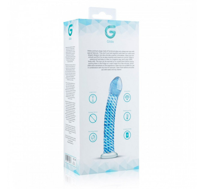 Фалоіммітатор скло Gildo Glass Dildo No.05