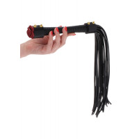 Флогер Taboom Wild Roses Whip з декоративною трояндою на рукоятці