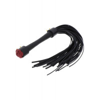 Флоггер Taboom Wild Roses Whip с декоративной розой на рукоятке