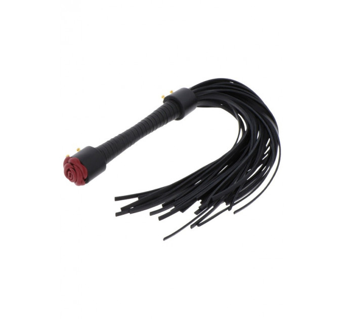 Флоггер Taboom Wild Roses Whip с декоративной розой на рукоятке