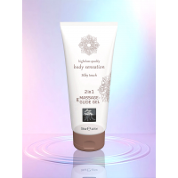 Лубрикант и массажное масло 2 в 1 SHIATSU Massage-& Glide gel 2 in1 Silky touch, 200 мл