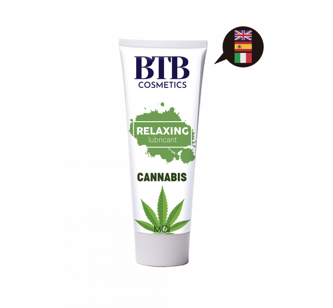 Лубрикант на водной основе BTB WATER BASED CANNABIS LUBRICANT 100ML