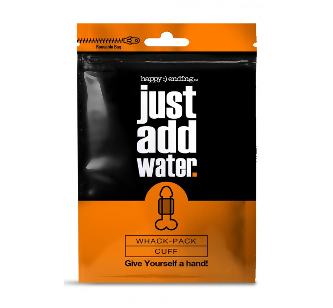 Мастурбатор самосмазывающийся рельефный Global Novelties Just Add Water Whack Pack Cuff, белый