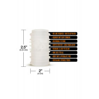 Мастурбатор самосмазывающийся рельефный Global Novelties Just Add Water Whack Pack Cuff, белый