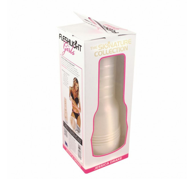 Мастурбатор вагина в колбе, киберкожа Fleshlight Jessica Drake, бежевый