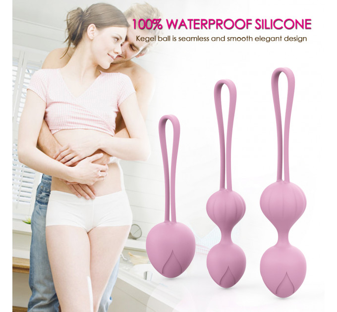 Набор вагинальных шариков Every Night Toys Wendy, 3 шт, сиреневый