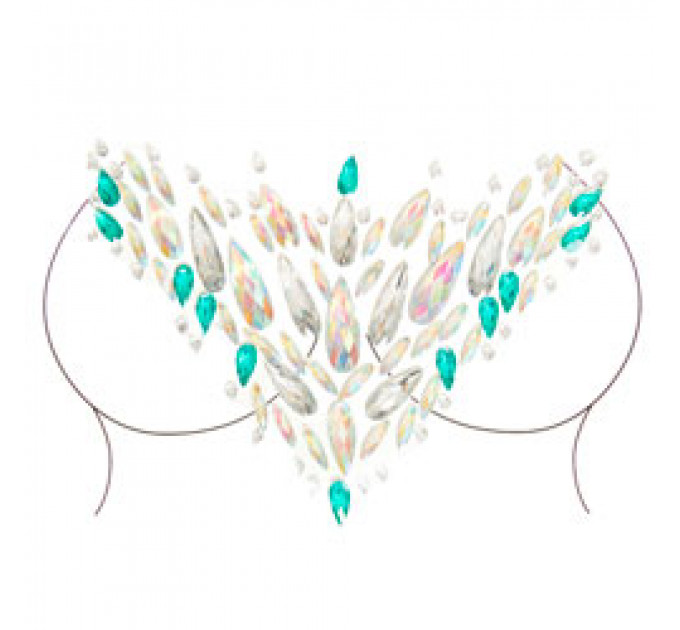 Наклейка с драгоценностями для тела Leg Avenue Ceres Jewels Sticker O/S