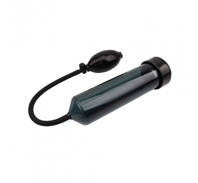 Помпа Chisa Stunt Worx Max Version Penis Pump с эрекционным кольцом в комплекте, черная