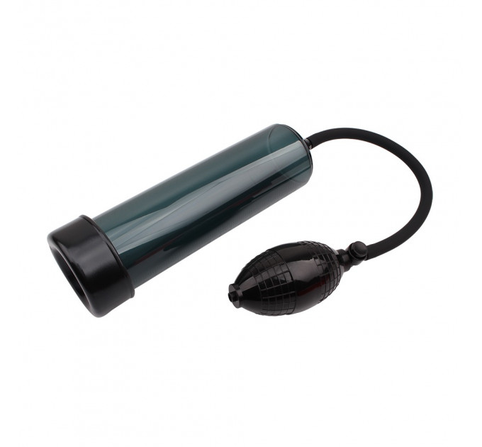 Помпа Chisa Stunt Worx Max Version Penis Pump с эрекционным кольцом в комплекте, черная