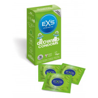 Презервативи веганські, що світяться в темряві Exs Glowing (ціна за упаковку, 12 шт.)
