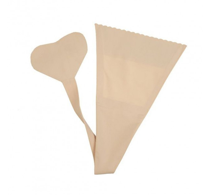 Самоклеющиеся трусики Bye Bra бежевые, One Size