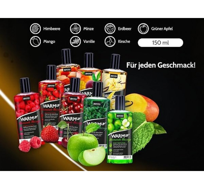 Съедобное масссажное масло с разогревающим эффектом WARMup Mango Maracuya 150 мл