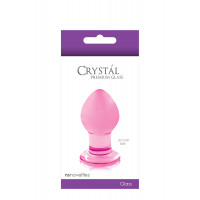 Скляна пробка NS Novelties CRYSTAL SMALL PINK