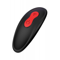 Стимулятор для простати Dream Тoys Еssentials Remote P-Pleaser з петлею на мошонку, чорний