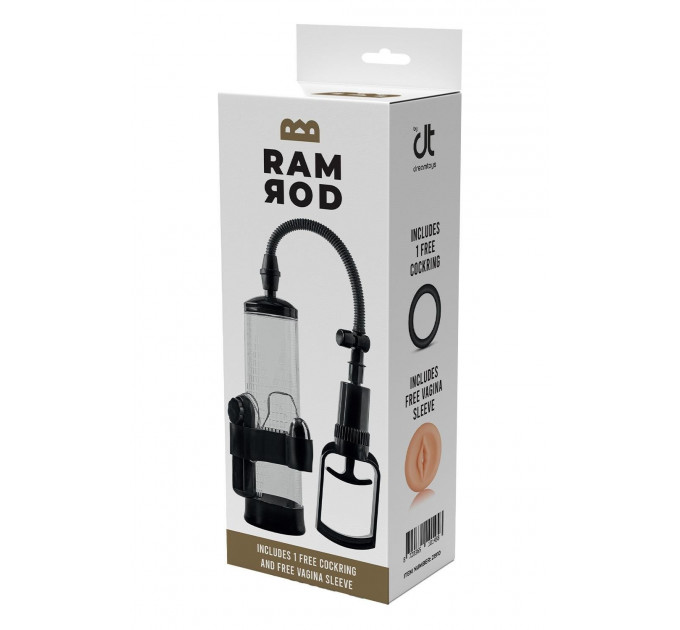 Вакуумная помпа для пениса с вибрацией Dream Toys RAMROD VIBRATING PENIS PUMP