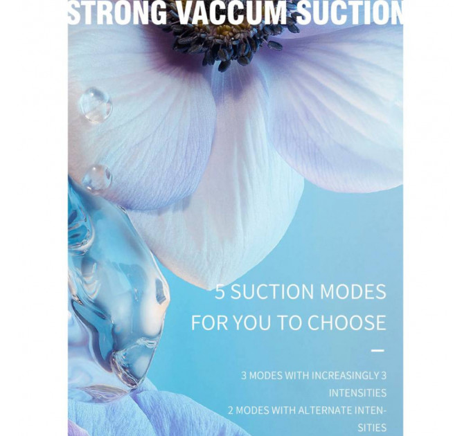 Вакуумний стимулятор у формі стаканчика з трубочкою BeYourLover Joy Cup голубий, 9.1 см х 4.6 см