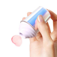 Вакуумний стимулятор в форме стаканчика для коктейля с трубочкой BeYourLover Joy Cup голубой