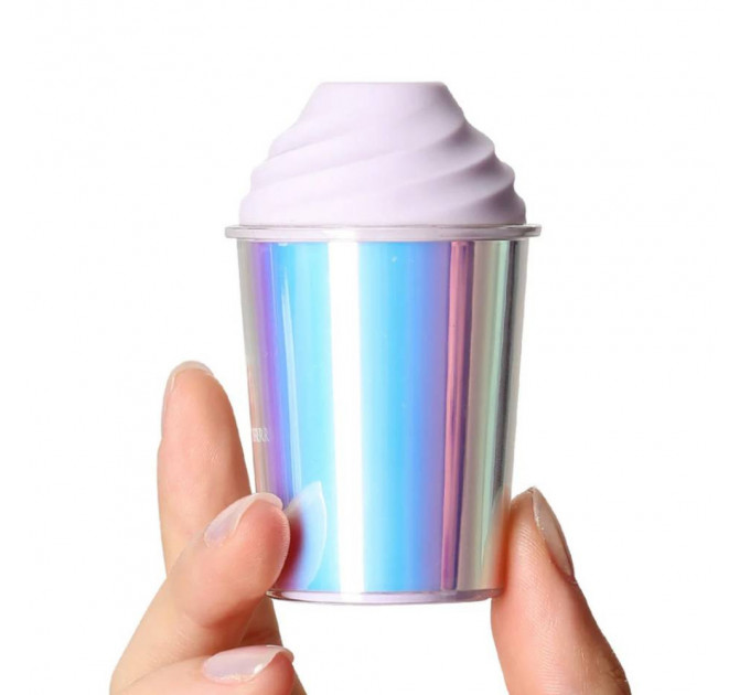 Вакуумний стимулятор у формі стаканчика з трубочкою BeYourLover Joy Cup голубий, 9.1 см х 4.6 см