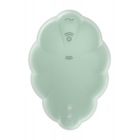 Вакуумний вібратор із дизайном у вигляді хмари Satisfyer Cloud Dancer м'ятний