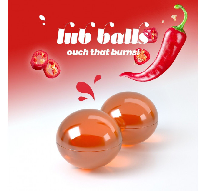 Массажные взрывные шарики с перцем Crushious Balls lub Hot