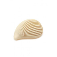 Вибратор для клитора в форме ракушки Iroha+ Kushi от Tenga, медицинский силикон, бежевый