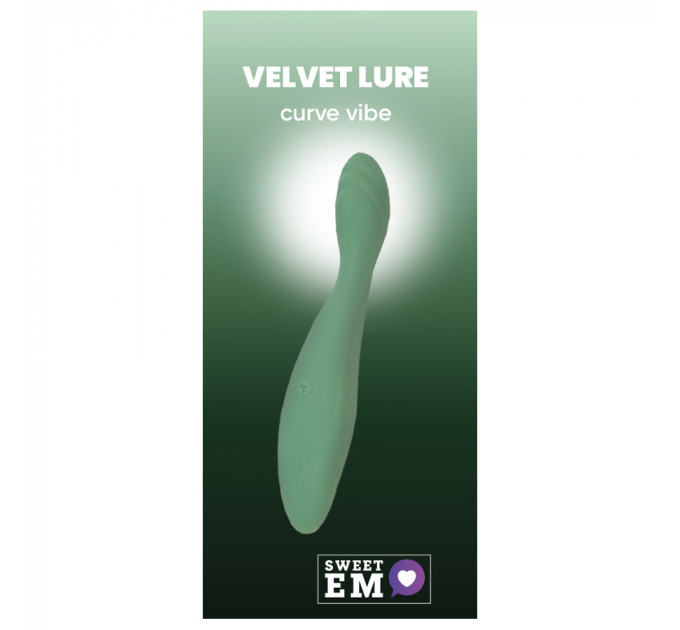 Вибратор для точки G Sweet Em, зелёный