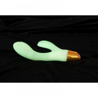 Вібратор кролик You2Toys GITD Rabbit Vibrator, світиться у темряві