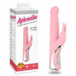 Вибратор-кролик рельефный Chisa Aphrovibe, розовый