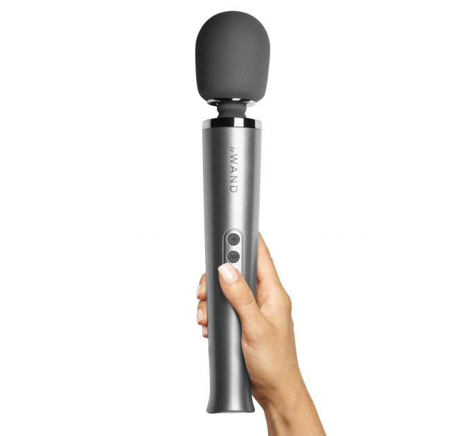 Вібратор мікрофон Le Wand RECHARGEABLE MASSAGER, сірий