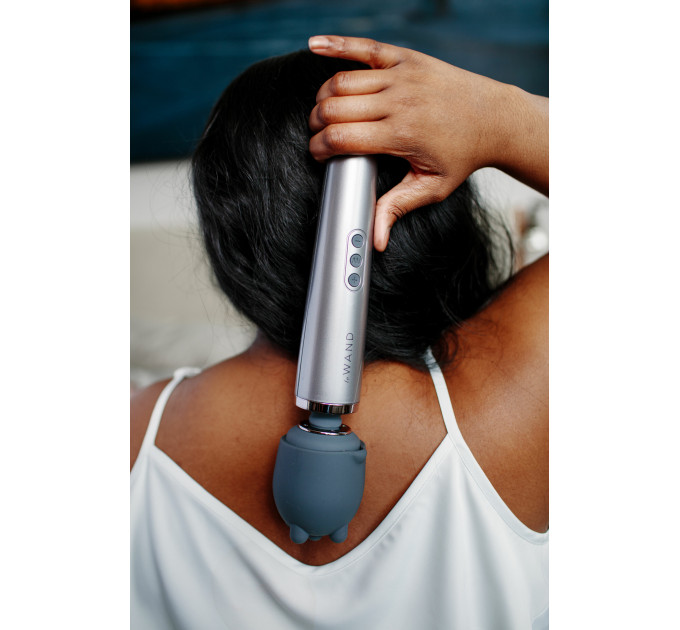 Вібратор мікрофон Le Wand RECHARGEABLE MASSAGER, сірий