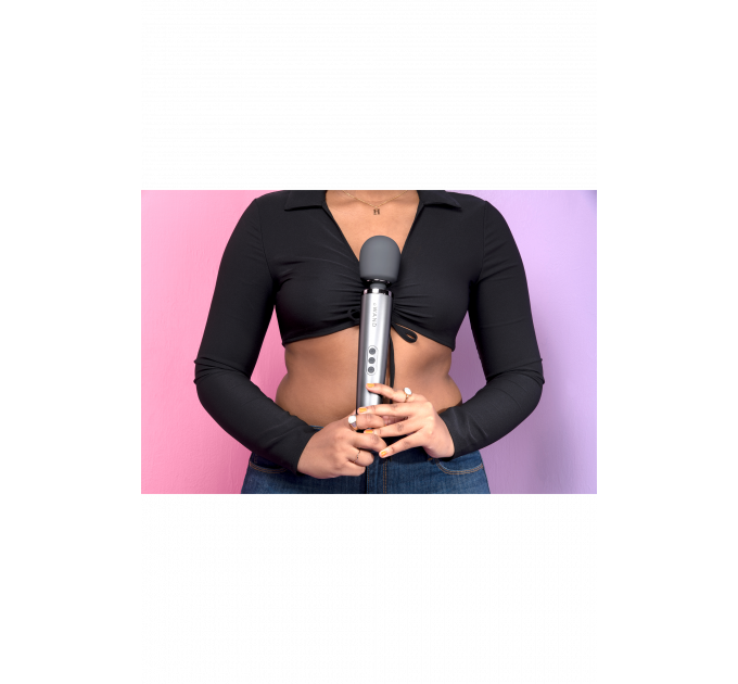 Вібратор мікрофон Le Wand RECHARGEABLE MASSAGER, сірий