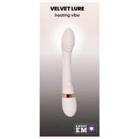 Вибратор Sweet Em 0046F для точки G с подогревом, молочный